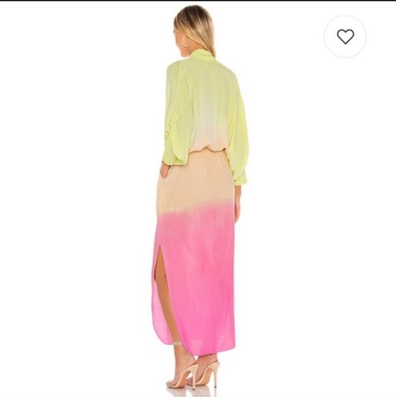 NWOTS S/W/F revolve draped sunset ombre dress - Picture 8 of 11